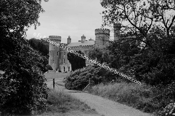 BARMEATH CASTLE FROM GARDEN WALK